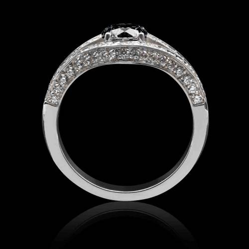 Bague diamant noir Dolores