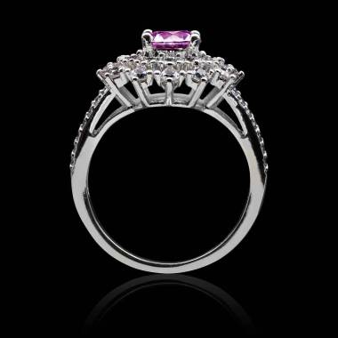 Bague saphir rose Grabrielle