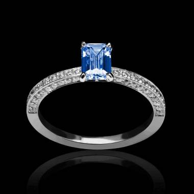 Bague saphir bleu Katia