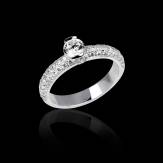 Diamond Engagement ring White Gold Orphee