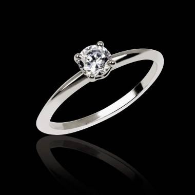 Diamond engagement ring white gold Valentina