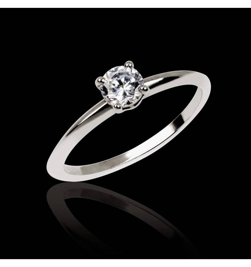 Diamond engagement ring white gold Valentina