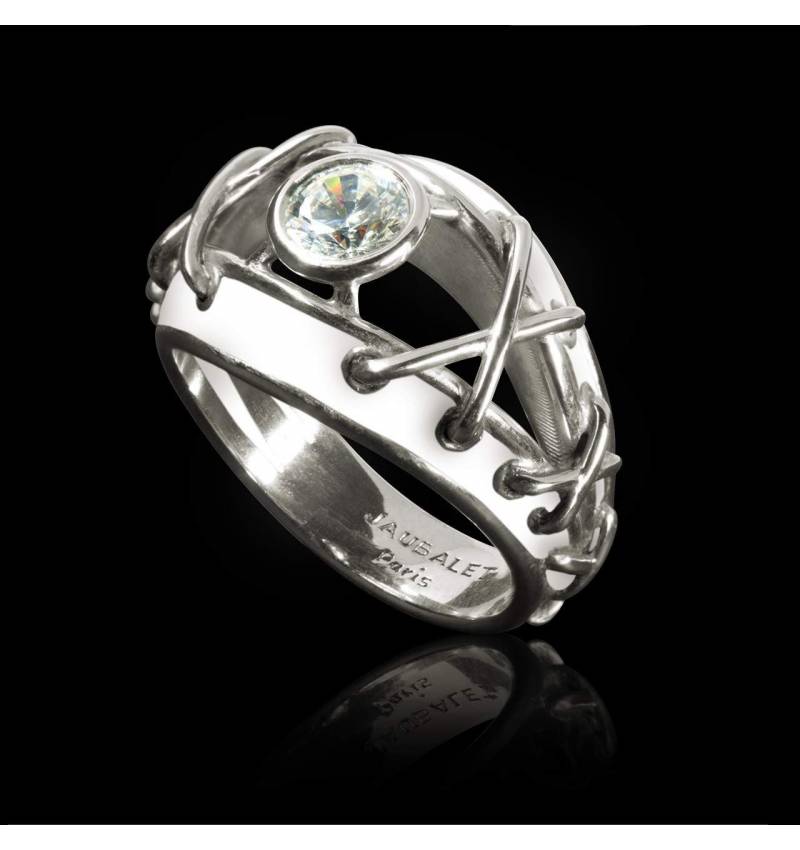 Diamond Engagement Ring White Gold  Délassée